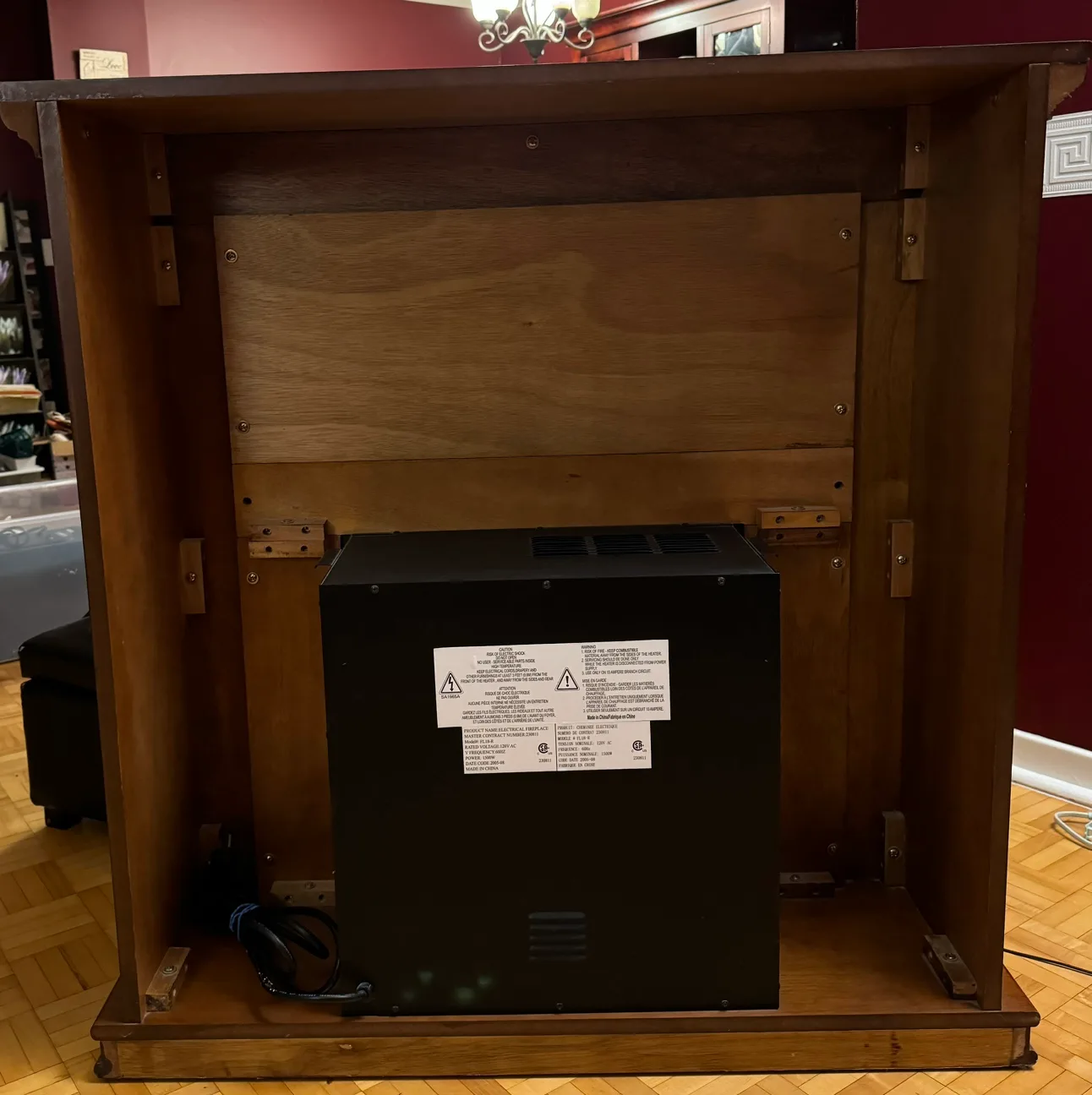 Sunbeam Electric Fireplace *MUST PICKUP* Price is Negotiable image indicator(3)