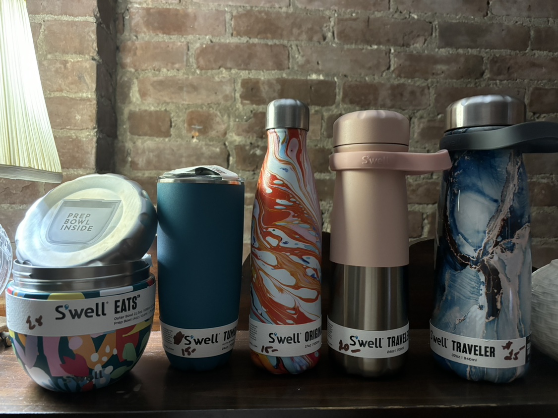 Swell Water Bottles and Food Containers