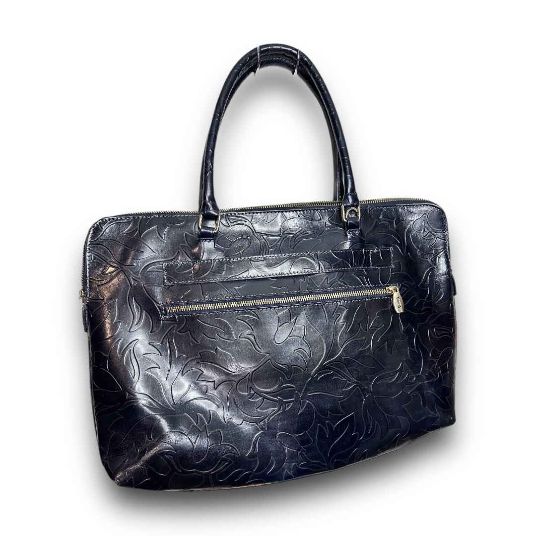 Valentina Italia Black Leather Handbag 🇮🇹✨ - photo 2