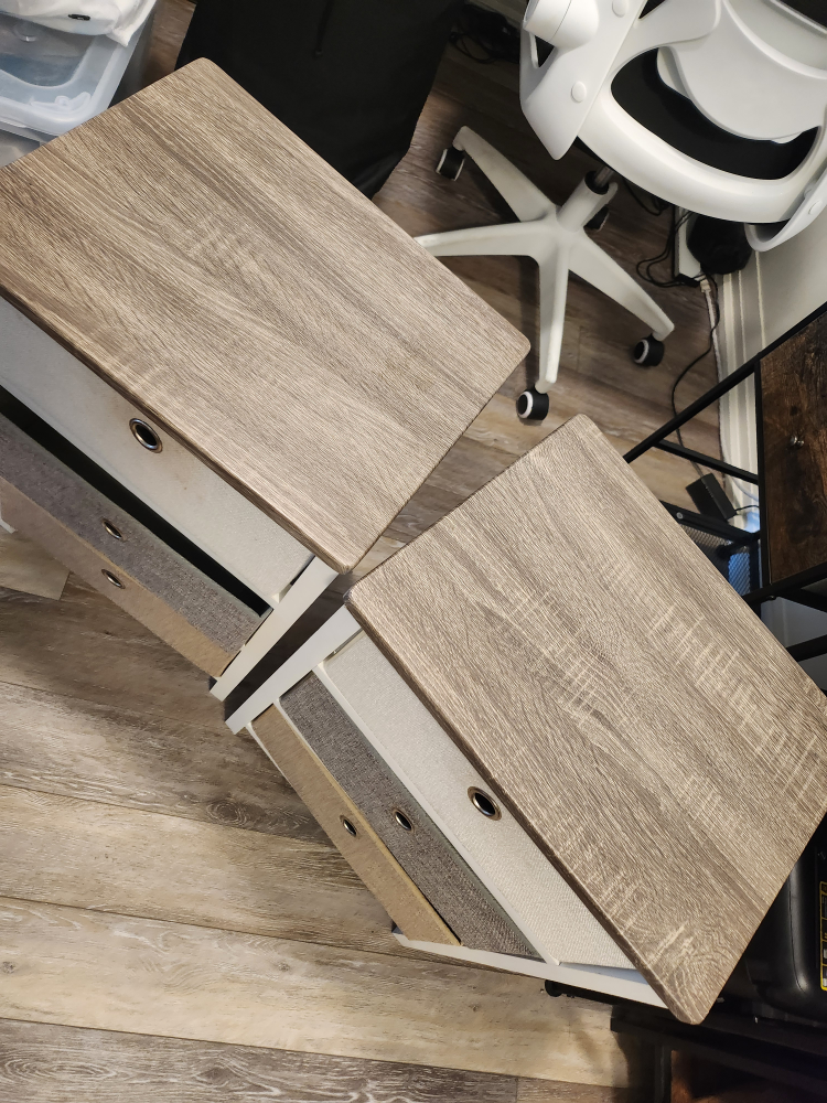 Set of 2 Nightstands with Drawers - photo 2