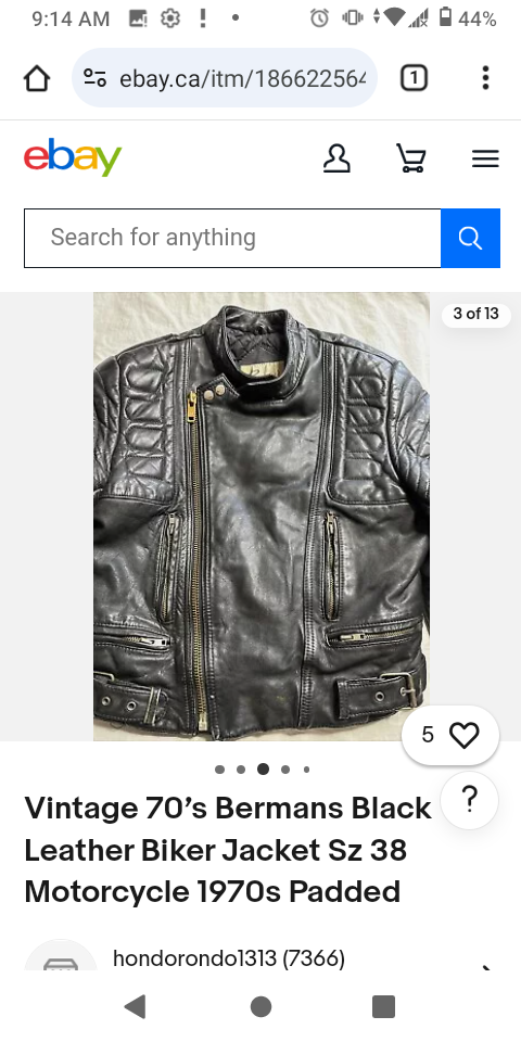 Vintage Leather Jacket(price reduced)