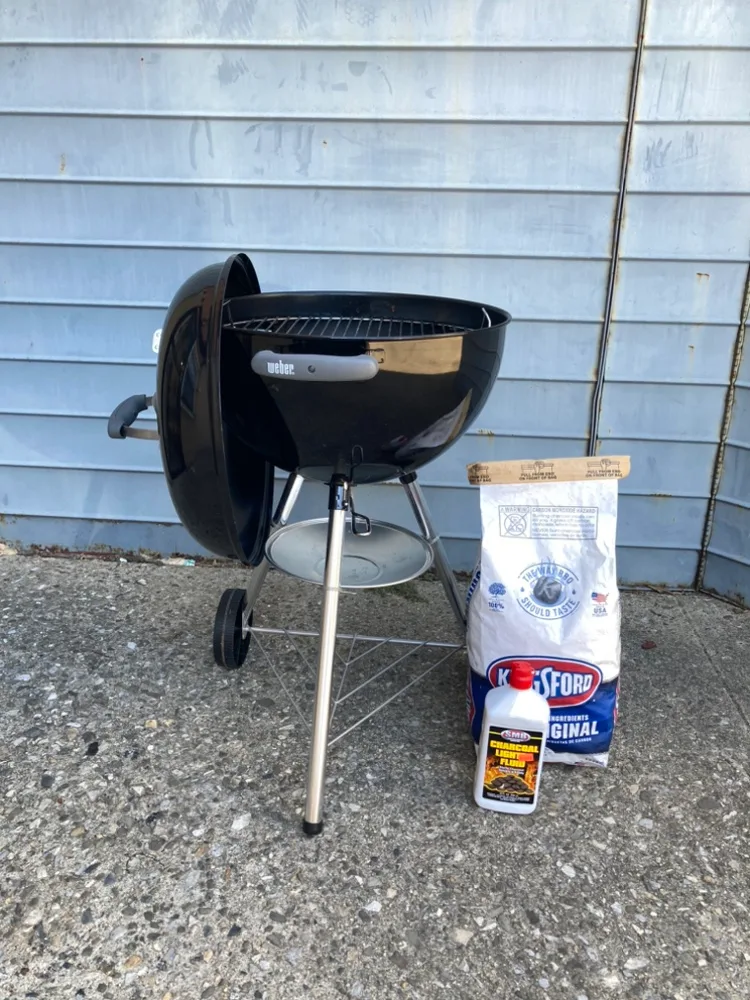 Weber Original Kettle 18 Inch Charcoal Grill, Black thumbnail