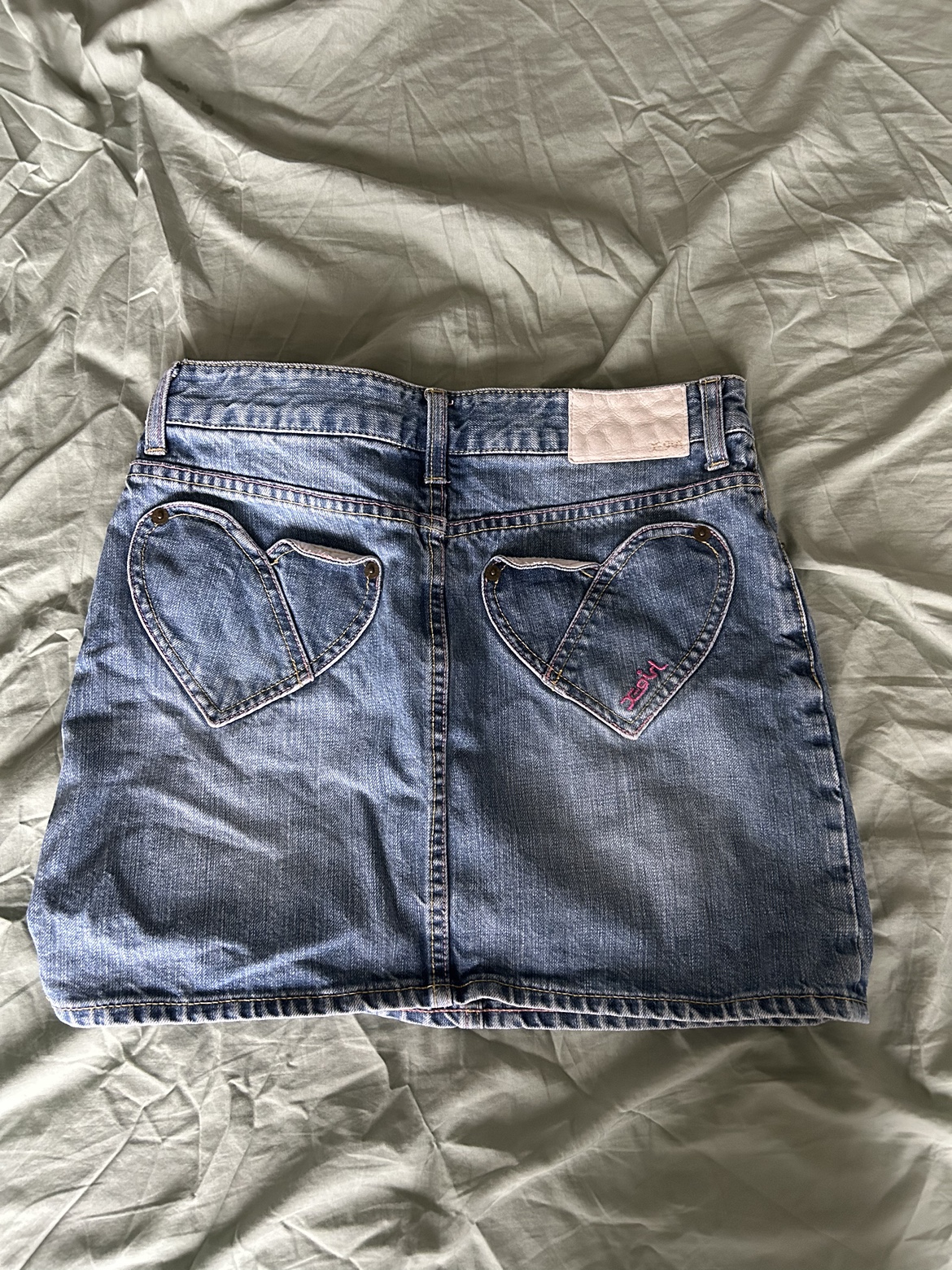 X-Girl Denim Mini Skirt - photo 2