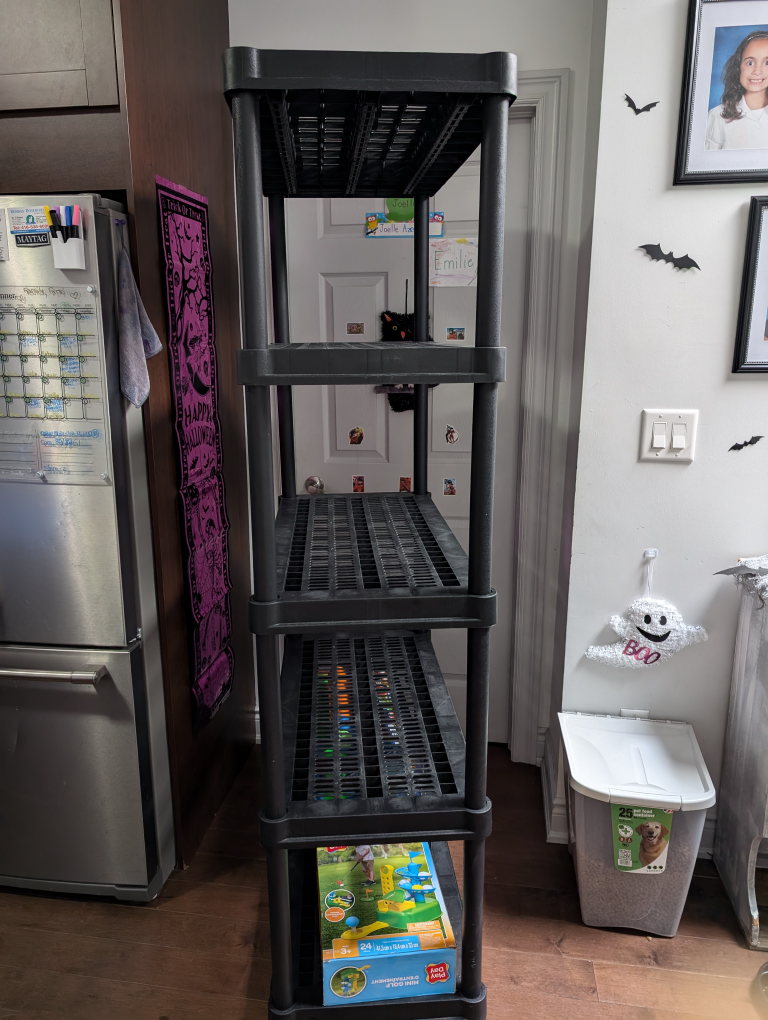 shelving unit- 5 shelves