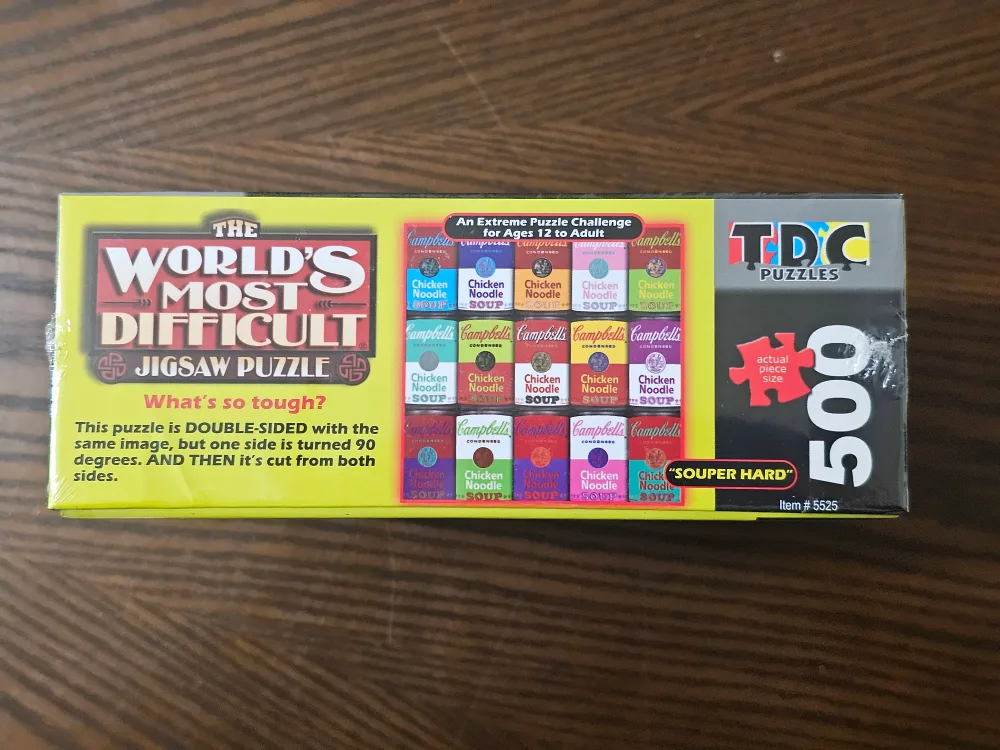 The World's Most Difficult Jigsaw Puzzle Campbell's Soup image indicator(3)