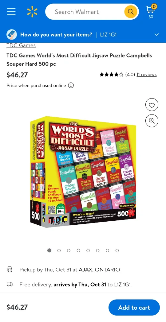 The World's Most Difficult Jigsaw Puzzle Campbell's Soup image indicator(4)