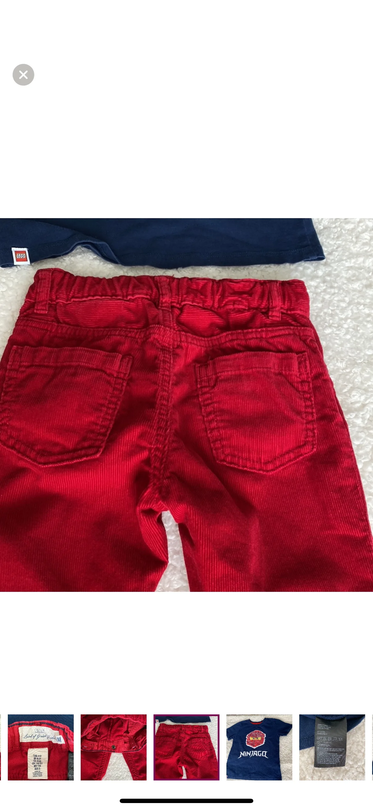 H&M fabric pants and T-shirt for boys image indicator(10)