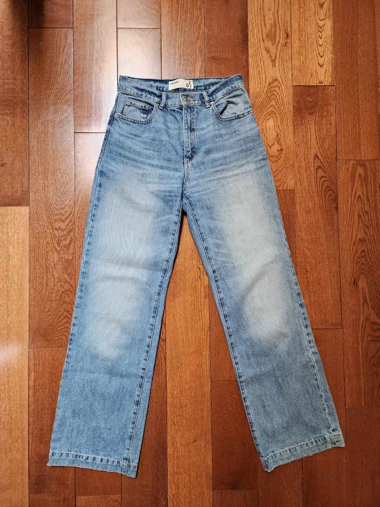 Garage high waisted blue jeans image indicator(4)