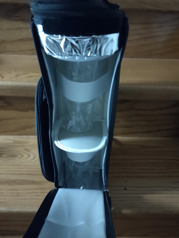 Black Insulated Bottle Bag image indicator(3)