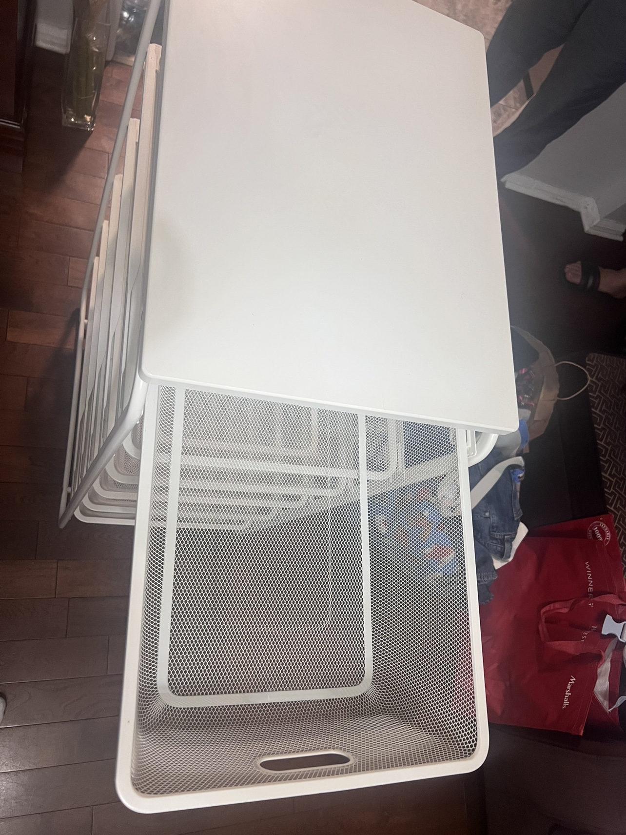 White 6 Tier Storage Unit - photo 3