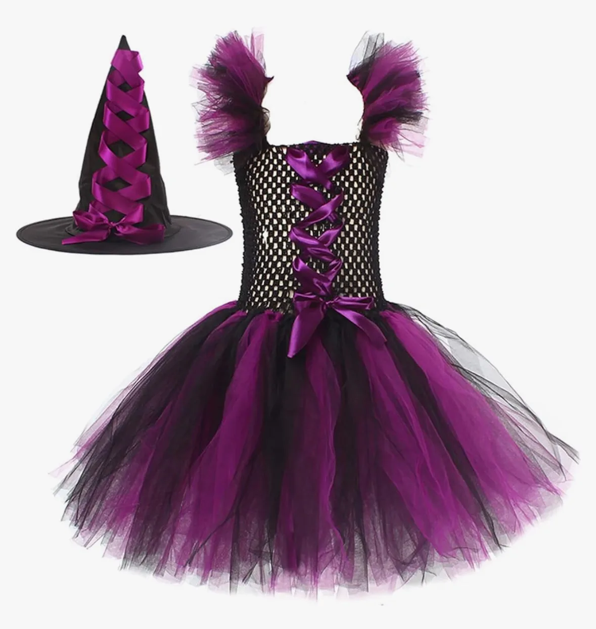 Halloween Witch Costume for girls (brand new 8-9 yrs old) image indicator(2)