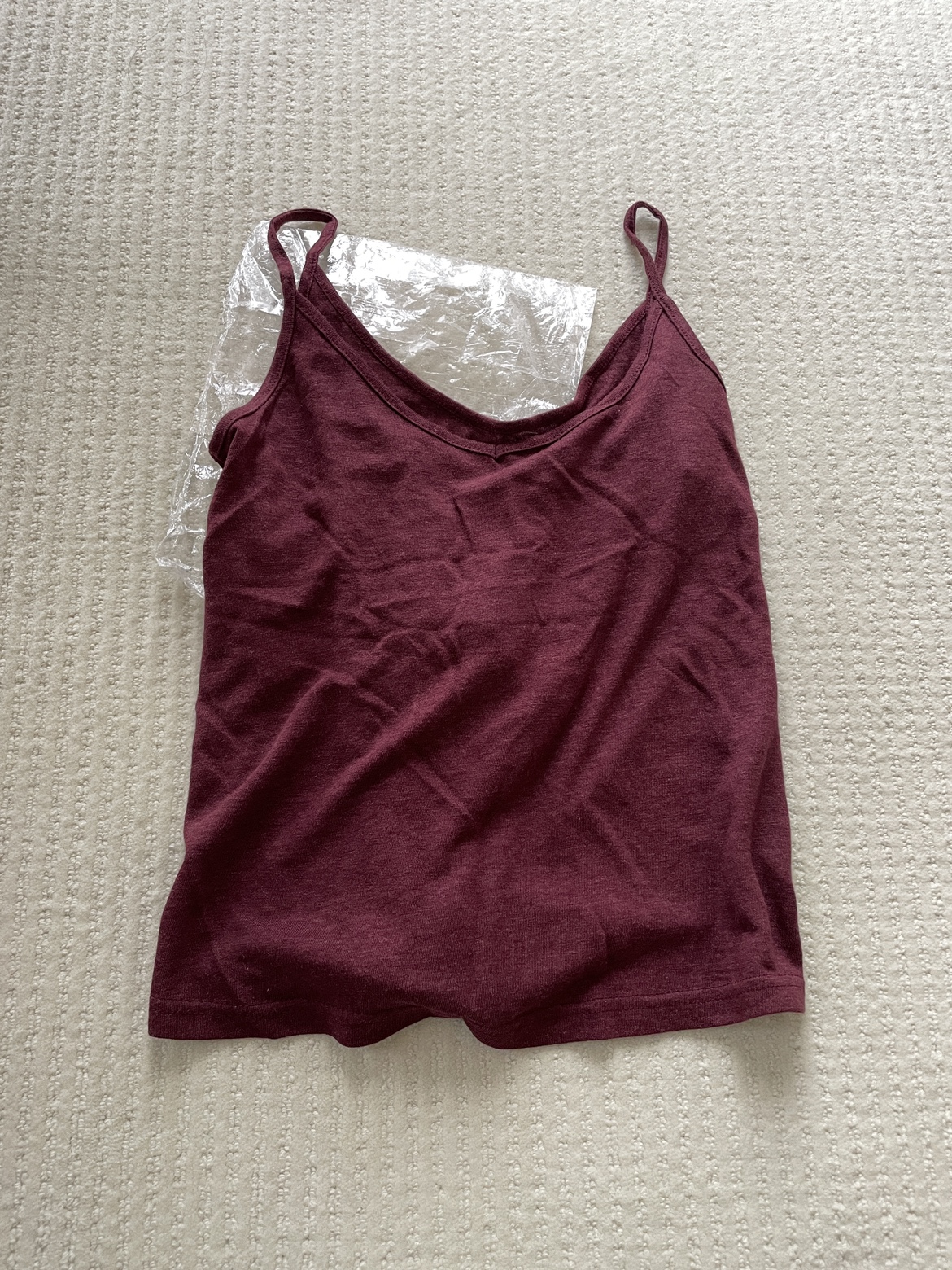 Brand New Cherry koko deep plane tank top