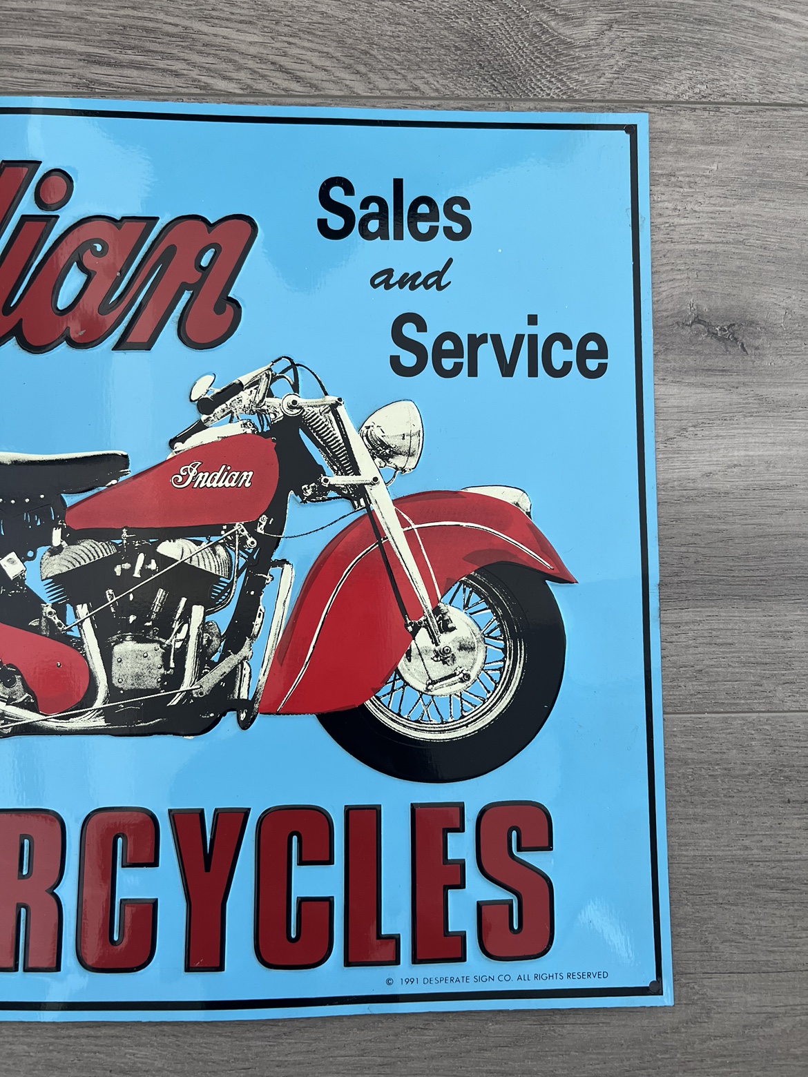 Indian Motorcycles Sales and Service Sign - photo 3