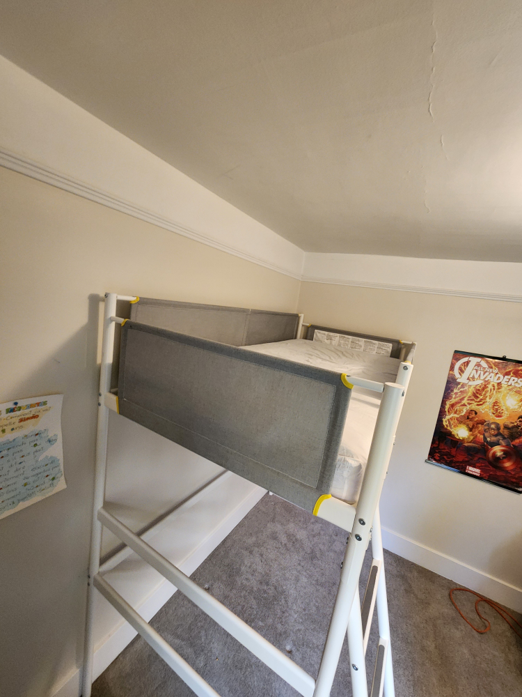 IKEA  White Loft Bed with Ladder - photo 5