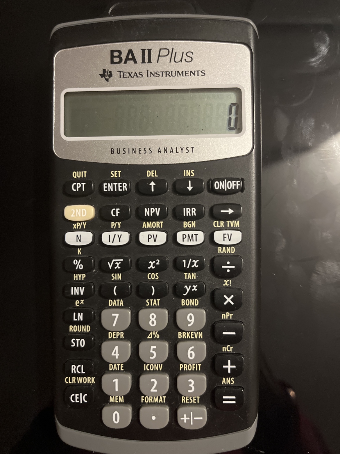 Texas Instruments BA II Plus Financial Calculator