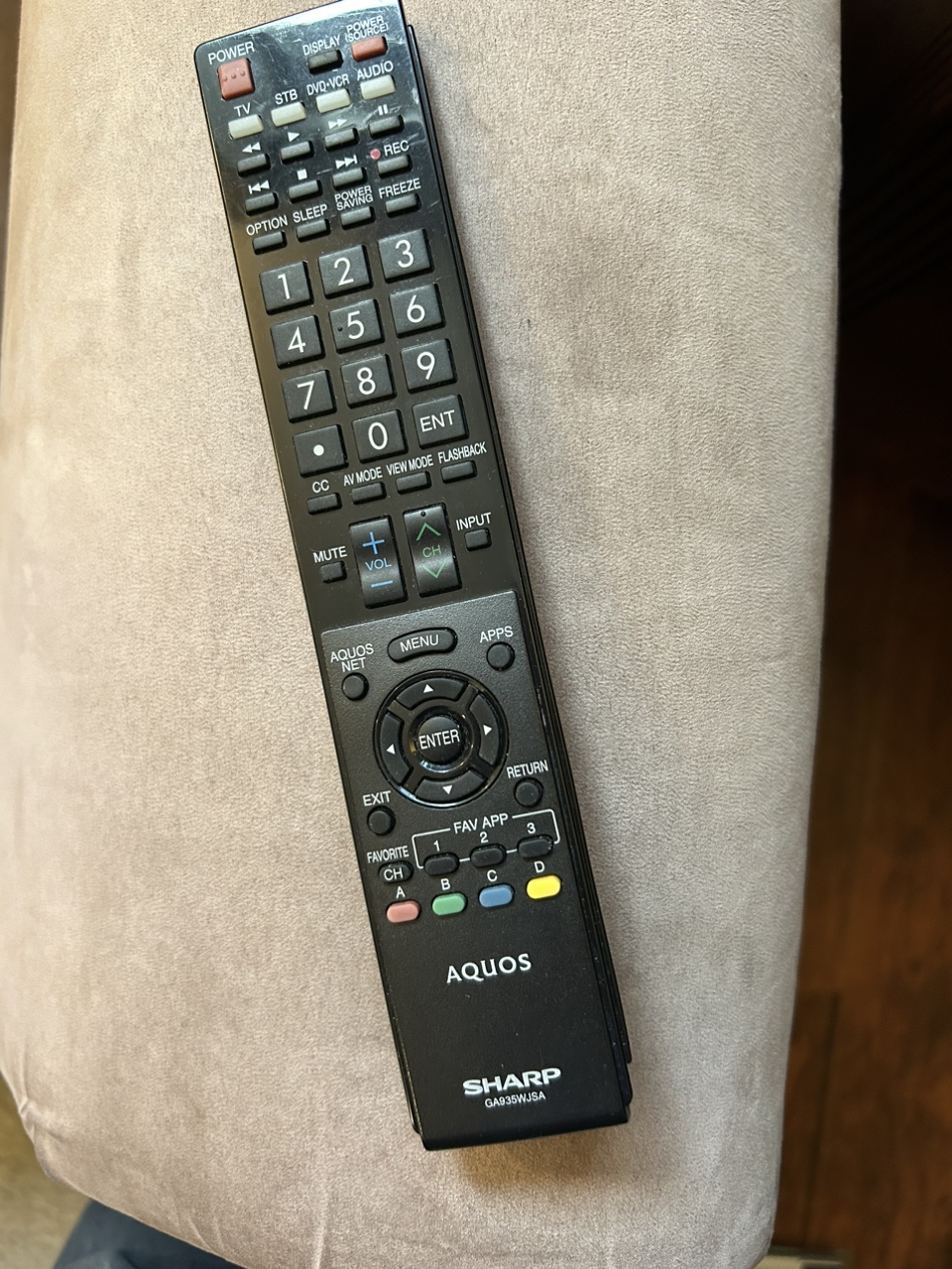 Sharp Aquos Remote Control