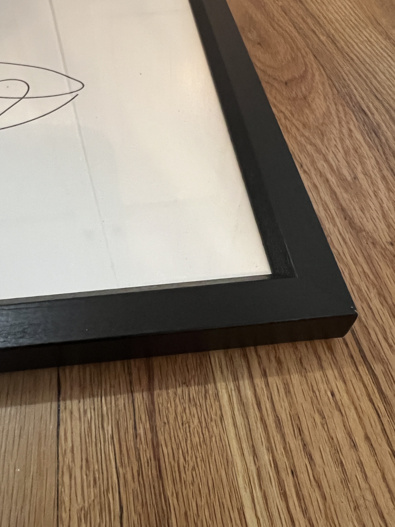 Framed Orca One-Line Drawing - photo 4