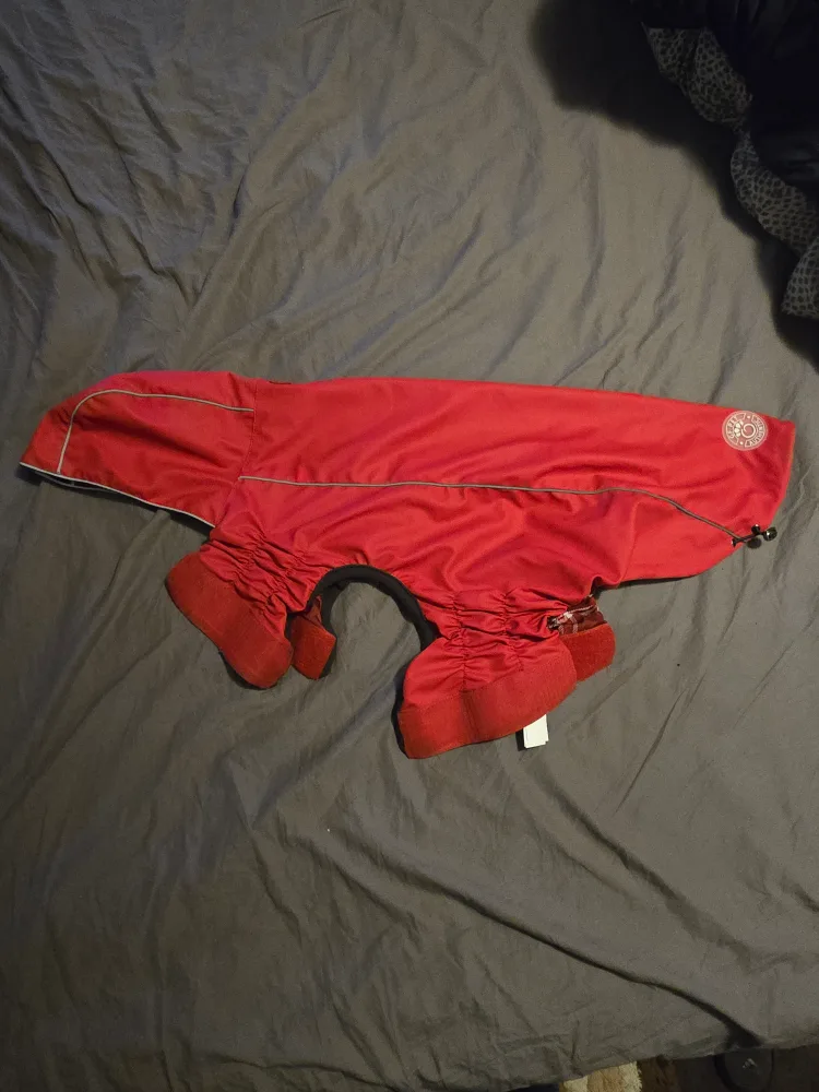 large size dog waterproof raincoat image indicator(4)