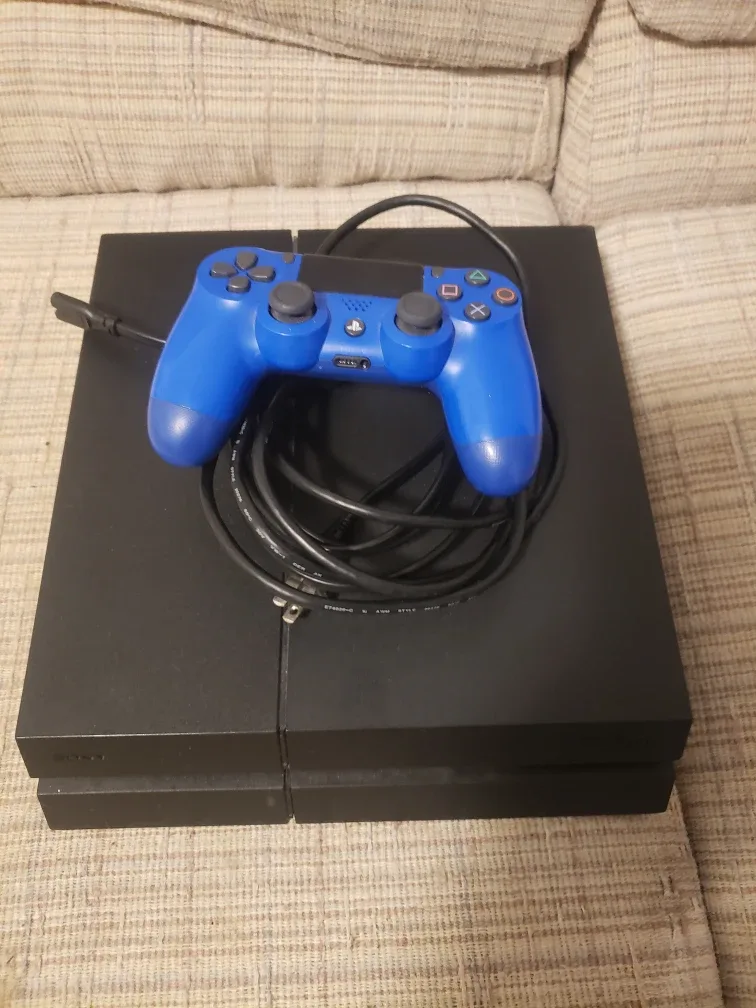 PS4 Console with Controller