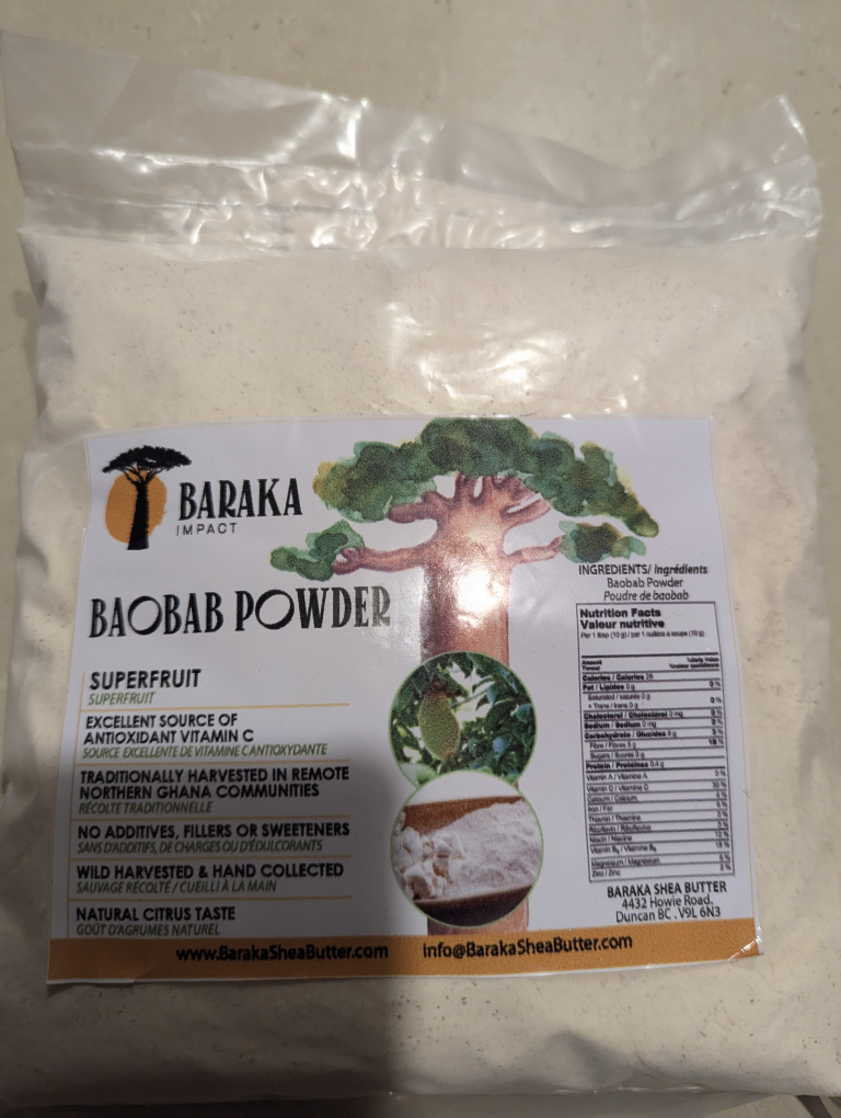 500g Bag of Baobab Powder