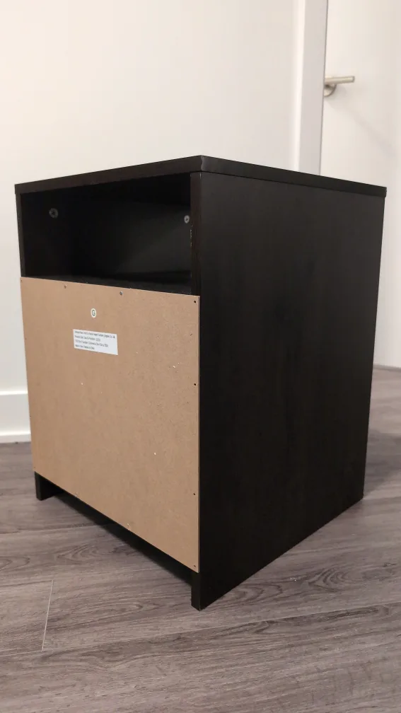 Dark oak Nightstand End Table image indicator(3)