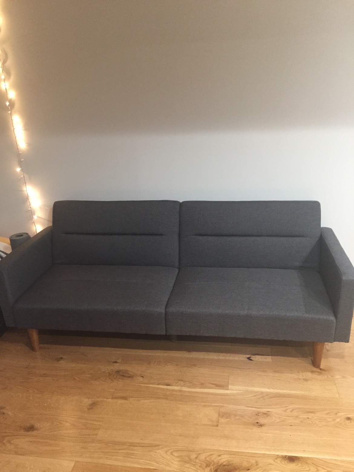 Grey Futon Sofa - photo 3