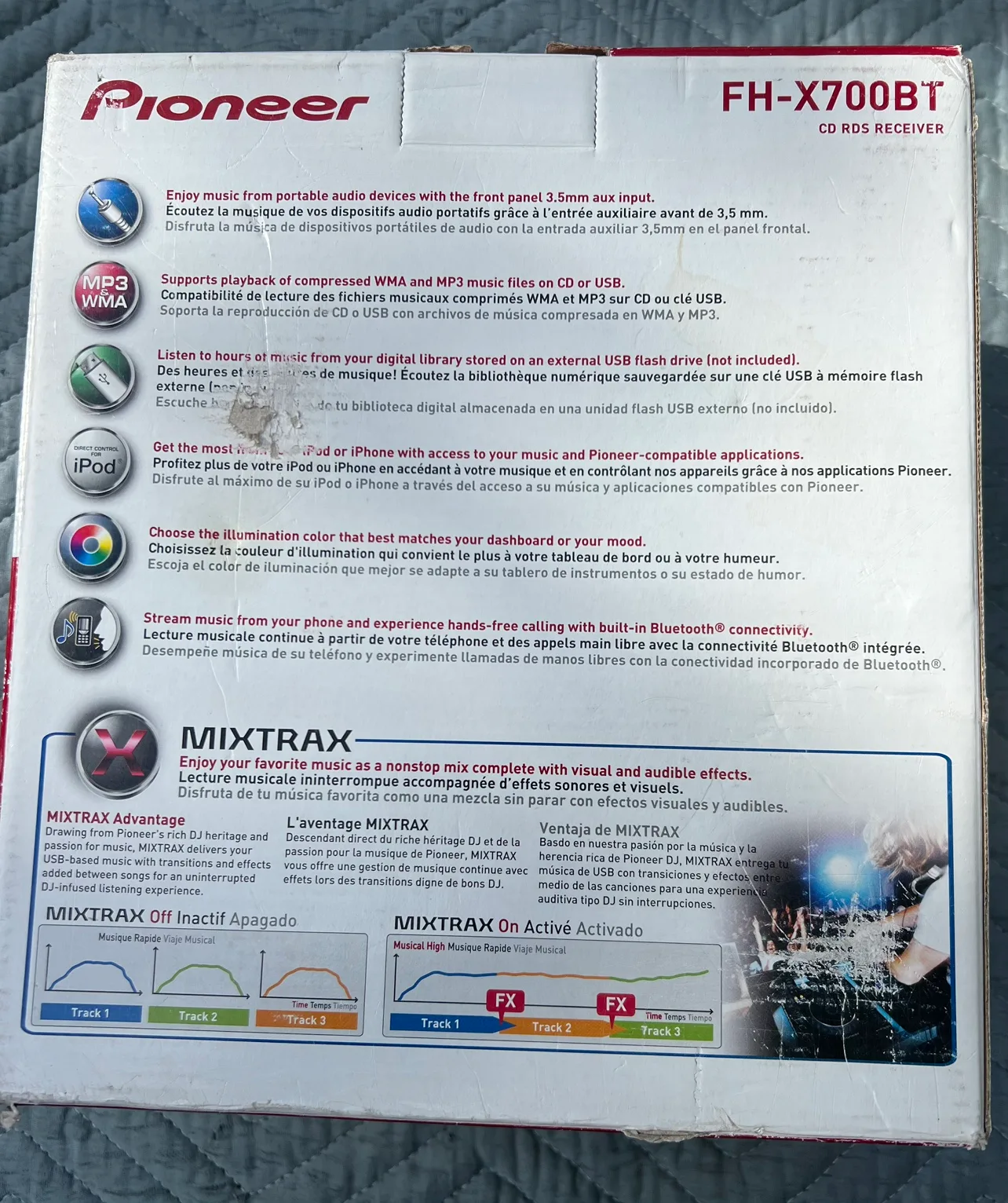 Pioneer FH-X700BT In Dash Radio image indicator(3)