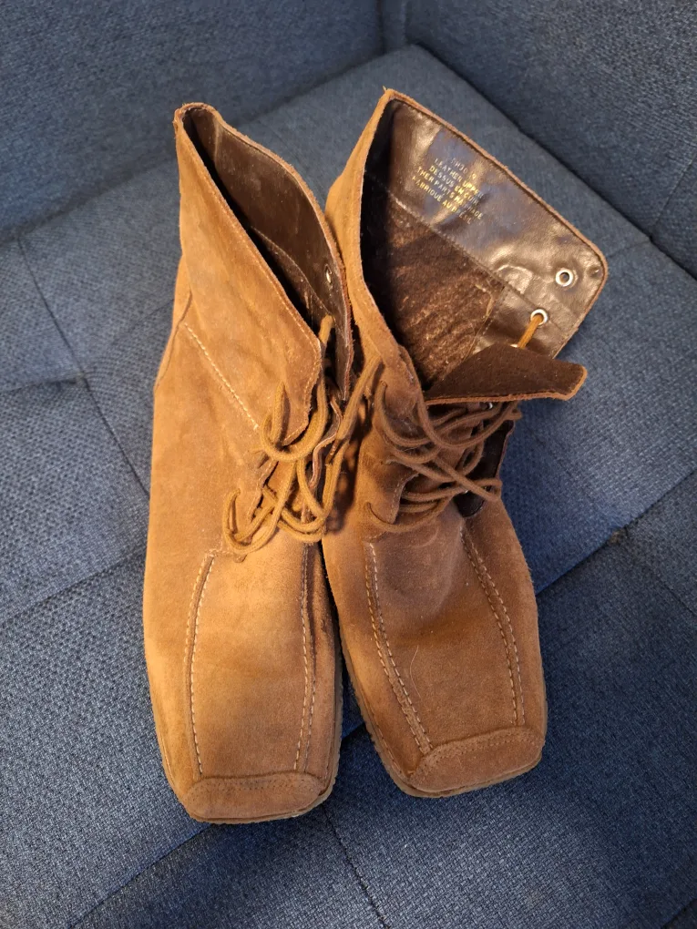Brown Suede Ankle Boots thumbnail