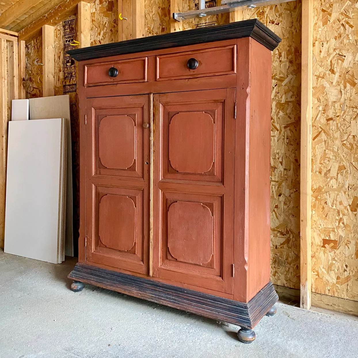 Antique Sideboard Cupboard image indicator(2)