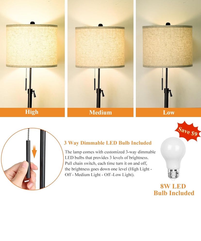 Adjustable Height Floor Lamp - photo 4