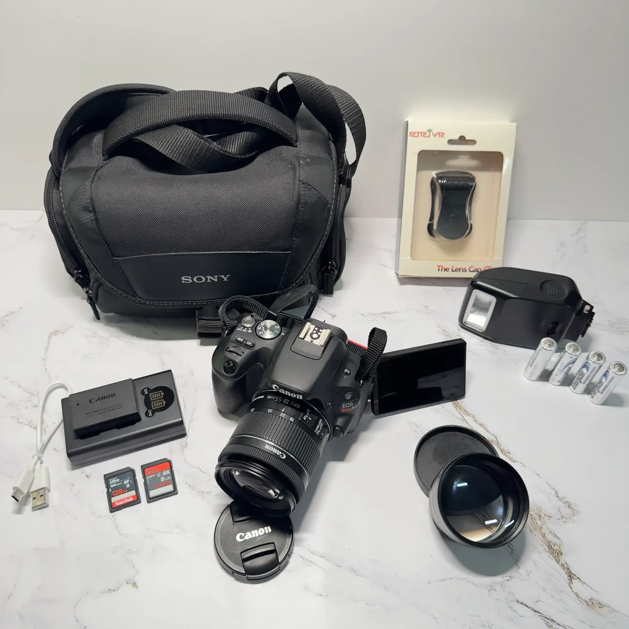 Canon EOS Rebel SL2 24 MP 3” touchscreen Camera with Lens thumbnail