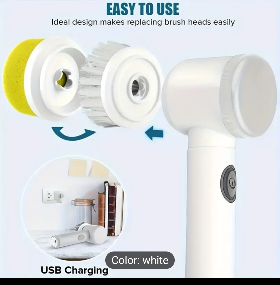 Cordless Rechargeable Electric Cleaning Brush - photo 2