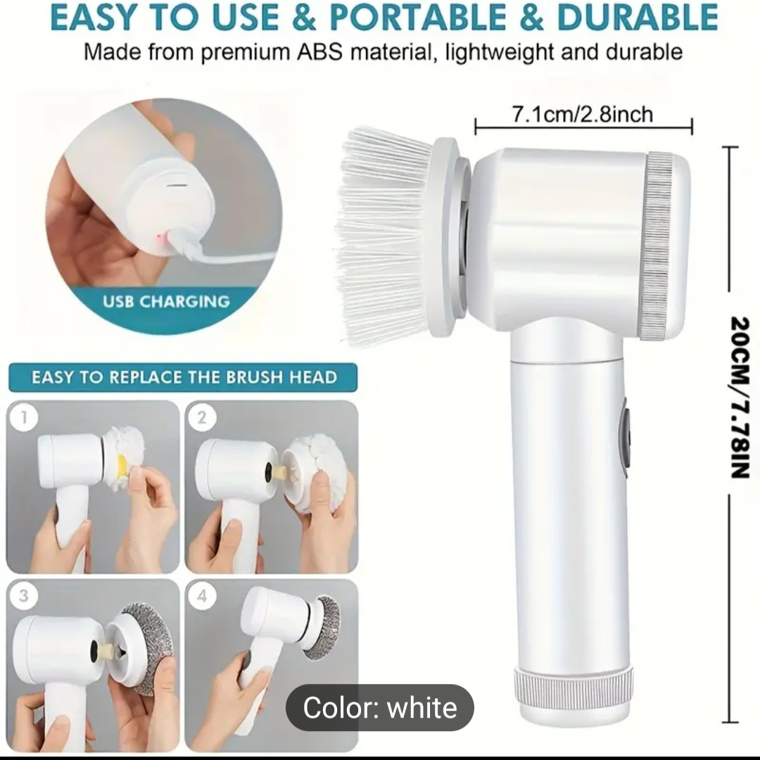 Cordless Rechargeable Electric Cleaning Brush - photo 3
