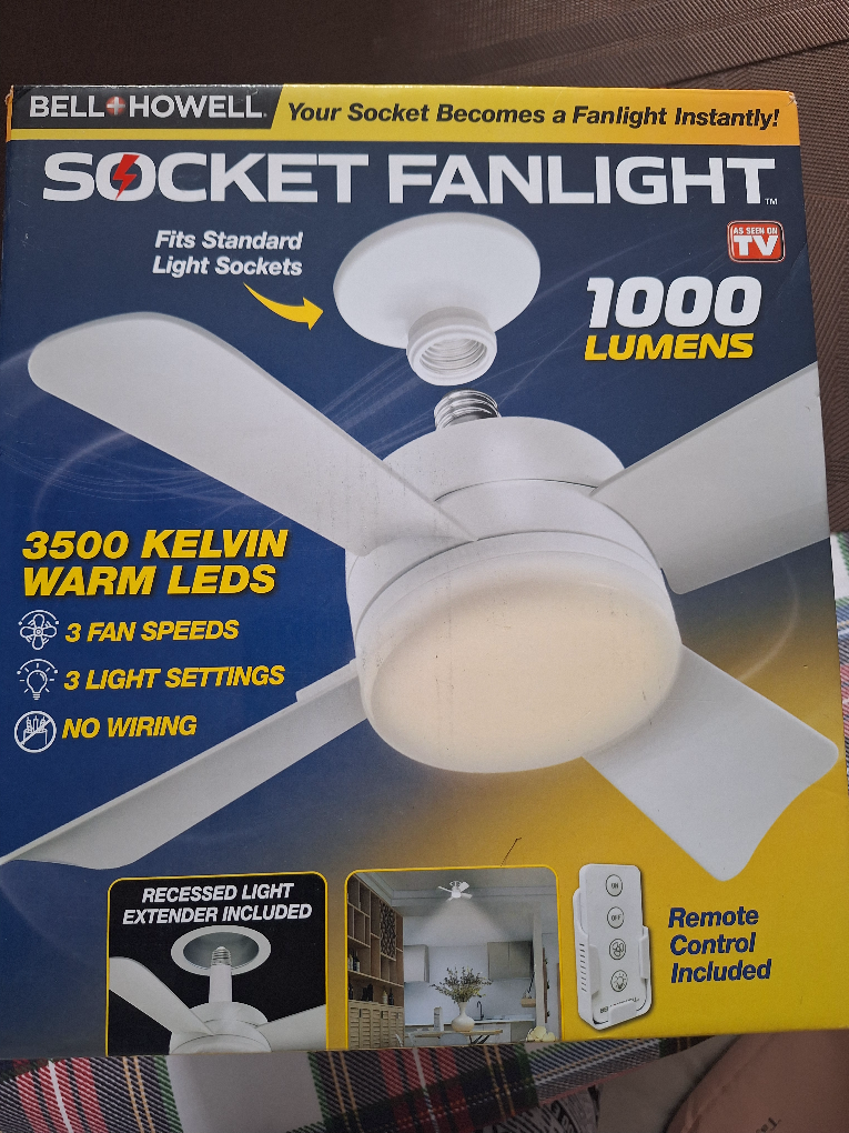 Bell + Howell Socket Fanlight