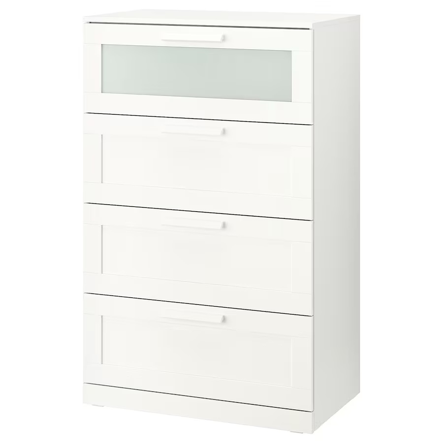 White 4-Drawer Dresser - photo 4
