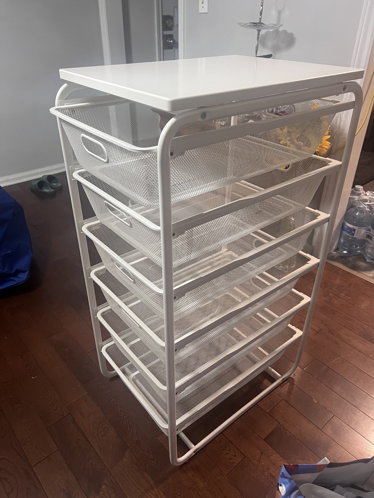 White 6 Tier Storage Unit - photo 2