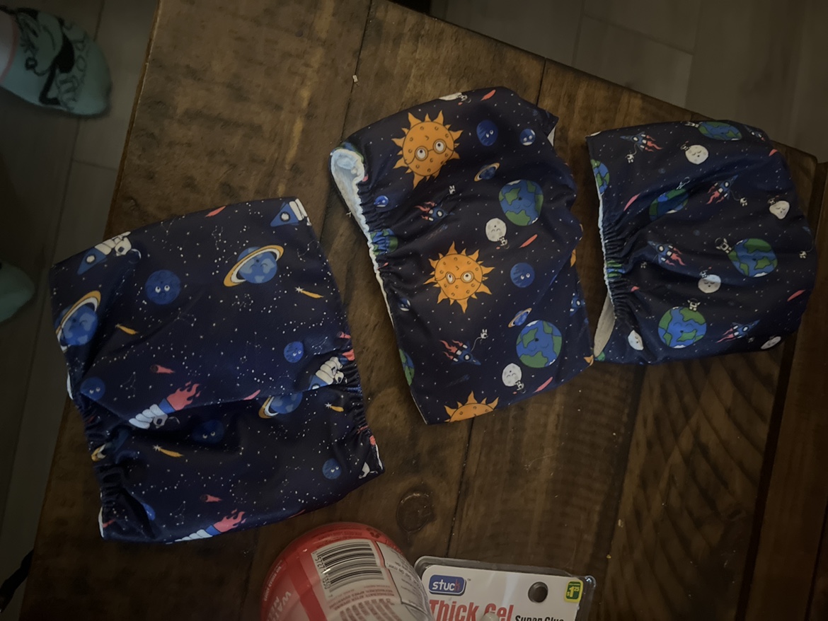 3x Reusable Cloth Diapers for a male dog - photo 2