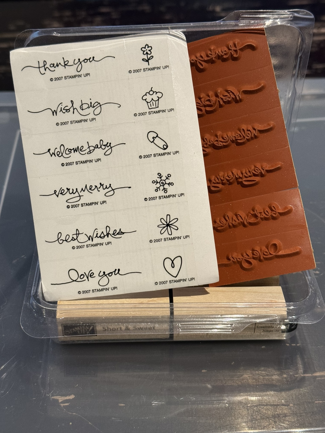 New Stampin’ Up “Short & Sweet” Stamp Set - photo 2