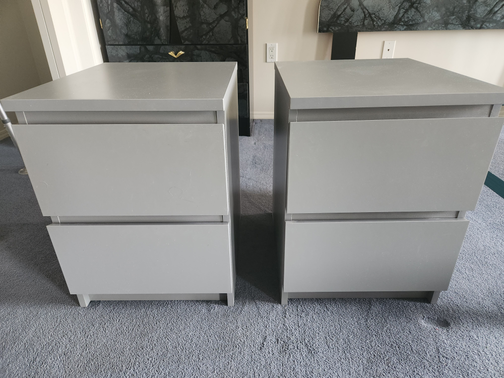 Grey Nightstands (Set of 2) - photo 2
