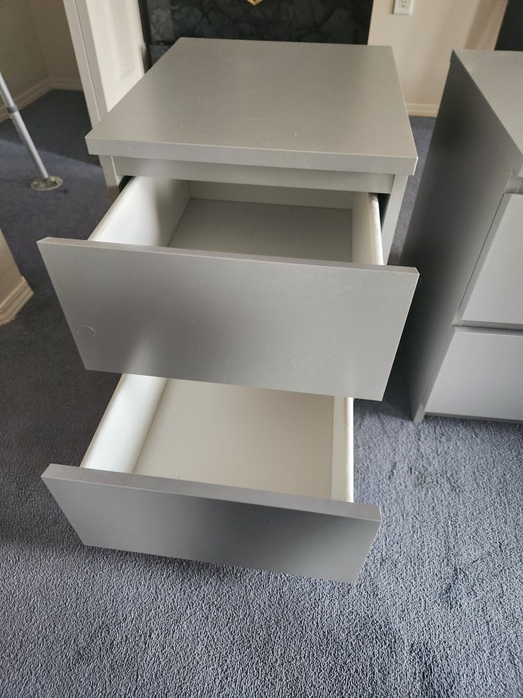Grey Nightstands (Set of 2) - photo 3