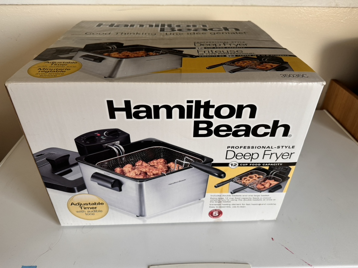 Hamilton Beach Deep Fryer