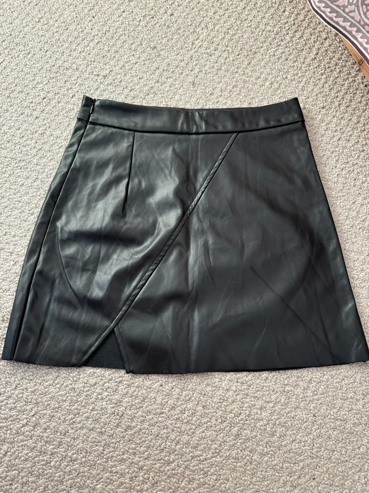 Black Leather Mini Skirt thumbnail