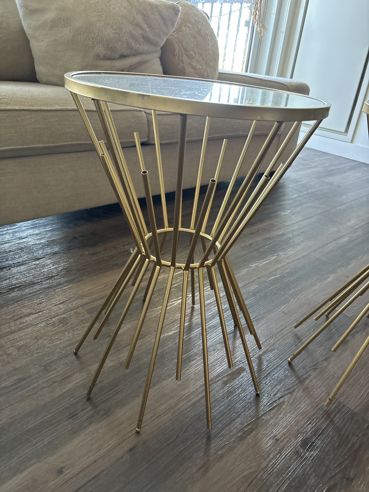 Gold End Tables - photo 2