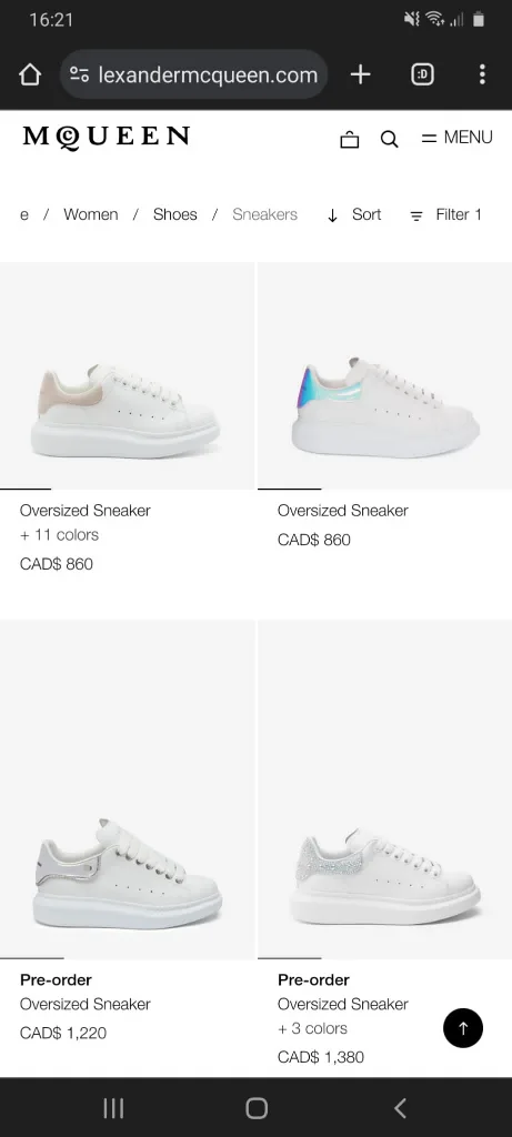 Alexander McQueen Oversized Sneakers image indicator(9)