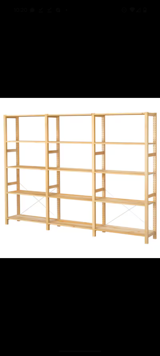 Pine shelving system, IKEA Ivar, vintage 80s/90s