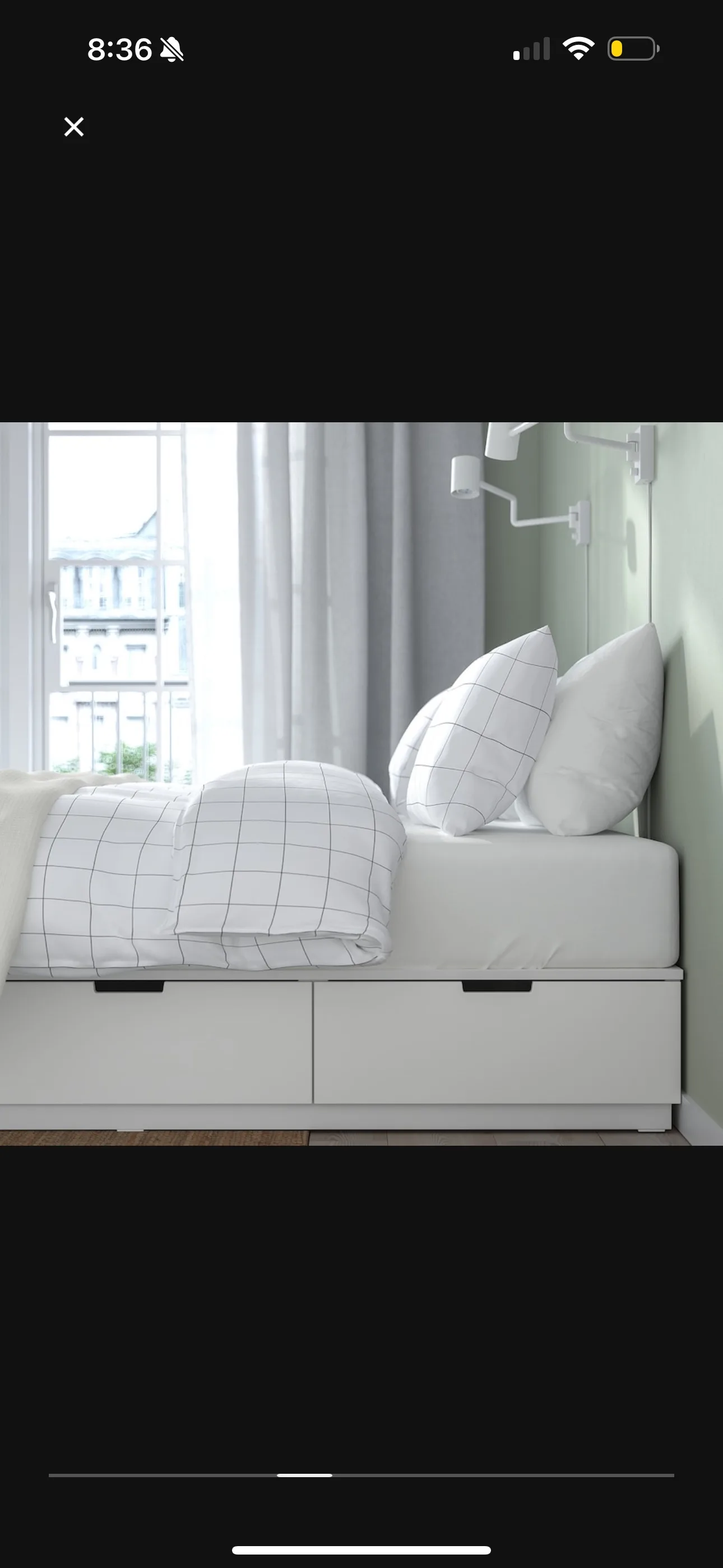IKEA NORDLI BED FRAME ONLY image indicator(2)