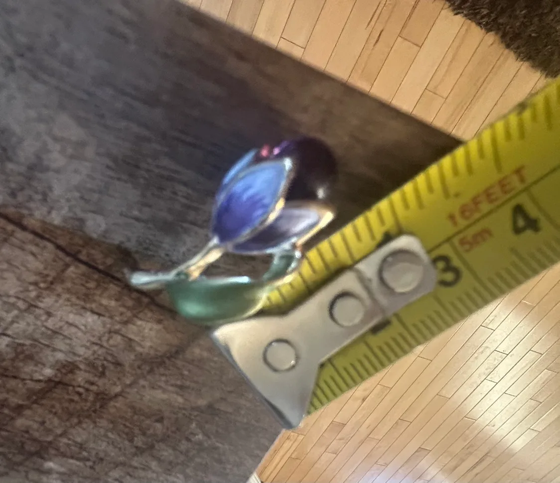 Tulips Flower Brooch & earrings set image indicator(8)