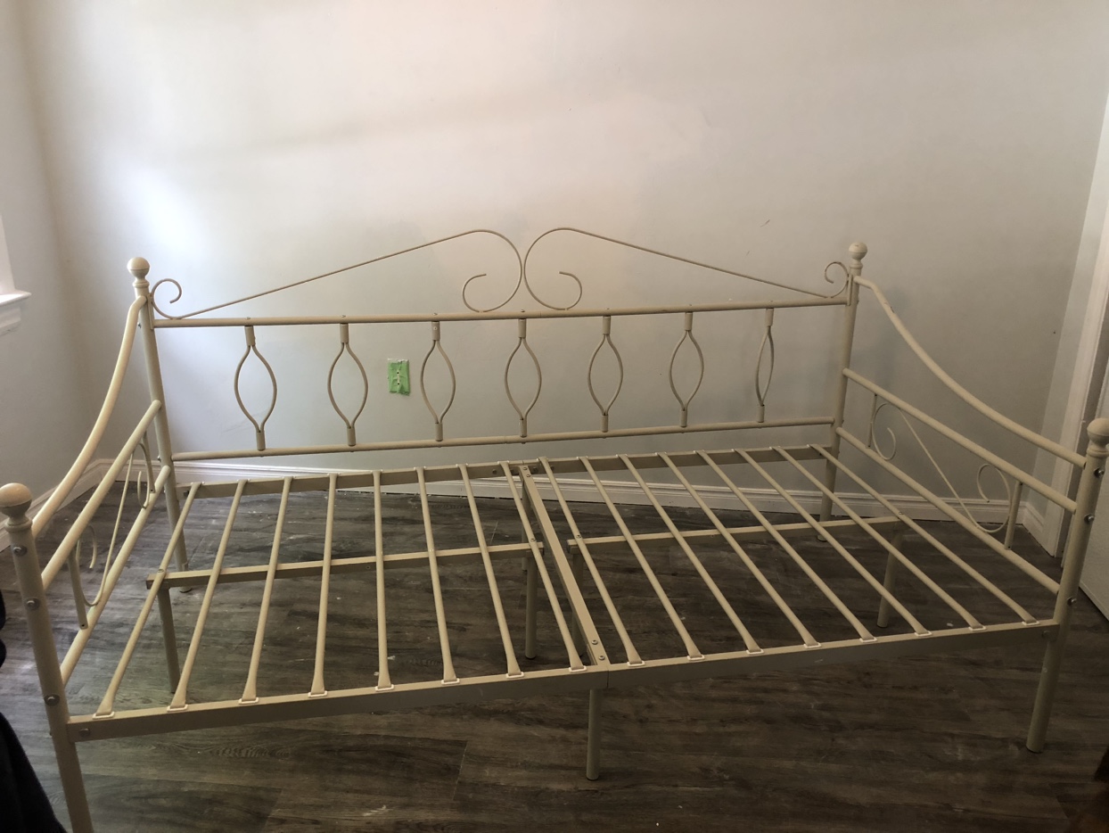 Metal Daybed Frame w/newer Mattress - photo 2