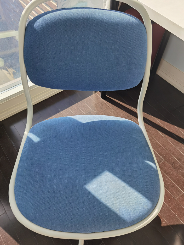 ÖRFJÄLLSwivel chair, white/Vissle dark blue - photo 2