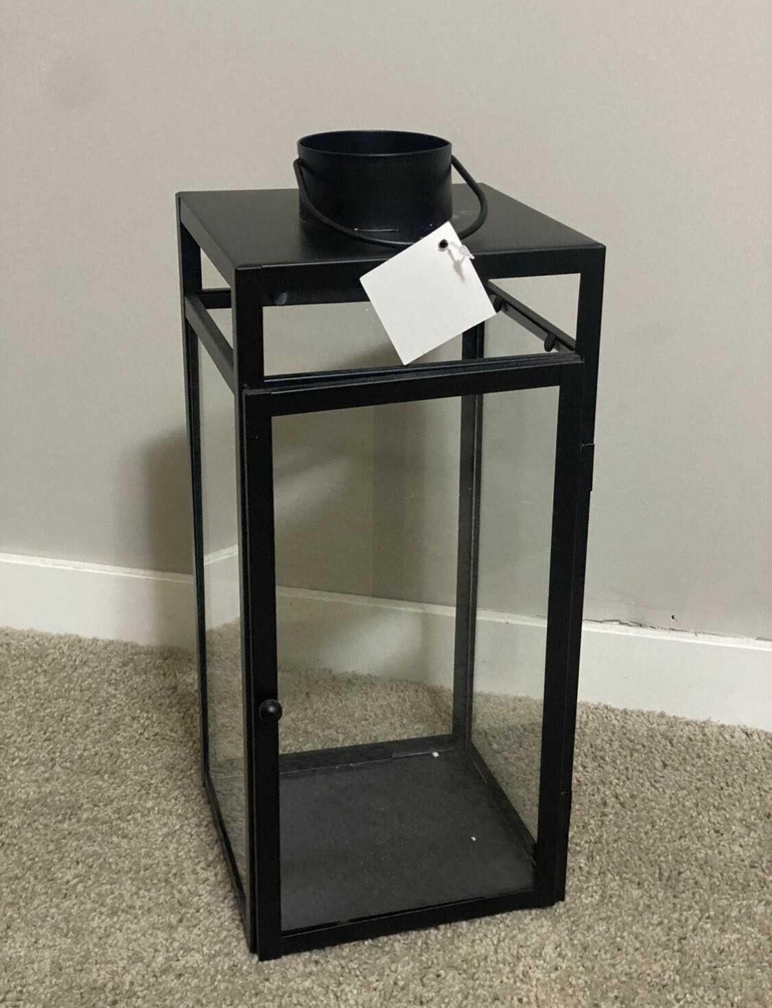 Black Metal Lantern